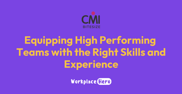 Equipping High Performing Teams with the Right Skills and Experience image