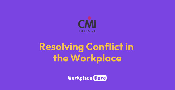 Resolving Conflict in the Workplace image