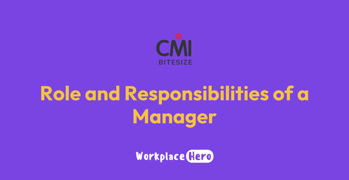 Role and Responsibilities of a Manager image